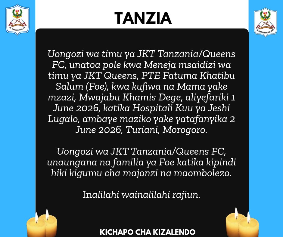 JKT_Queens's tweet photo. 🕯️TANZIA🕯️

#WajengaNchi
#KichapoChaKizalendo https://t.co/BzSopeGOXW