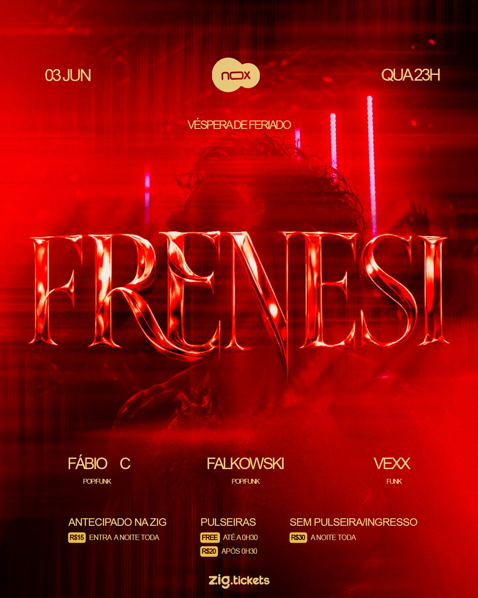 noxversus's tweet photo. estado civil para quarta: em 𝙵𝚁𝙴𝙽𝙴𝚂𝙸 ❤️‍🔥
ㅤ
🔥 quinta é feriado, então é pra aproveitar cada minuto da noite como se ela durasse pra sempre. 🔥
ㅤ
pede tua pulseira FREE* pro rolê: https://t.co/N3vEceiJ9k

lista: https://t.co/no3c43d1QR

antecipados: https://t.co/EZmOpOfebE https://t.co/HC0us4DZ89