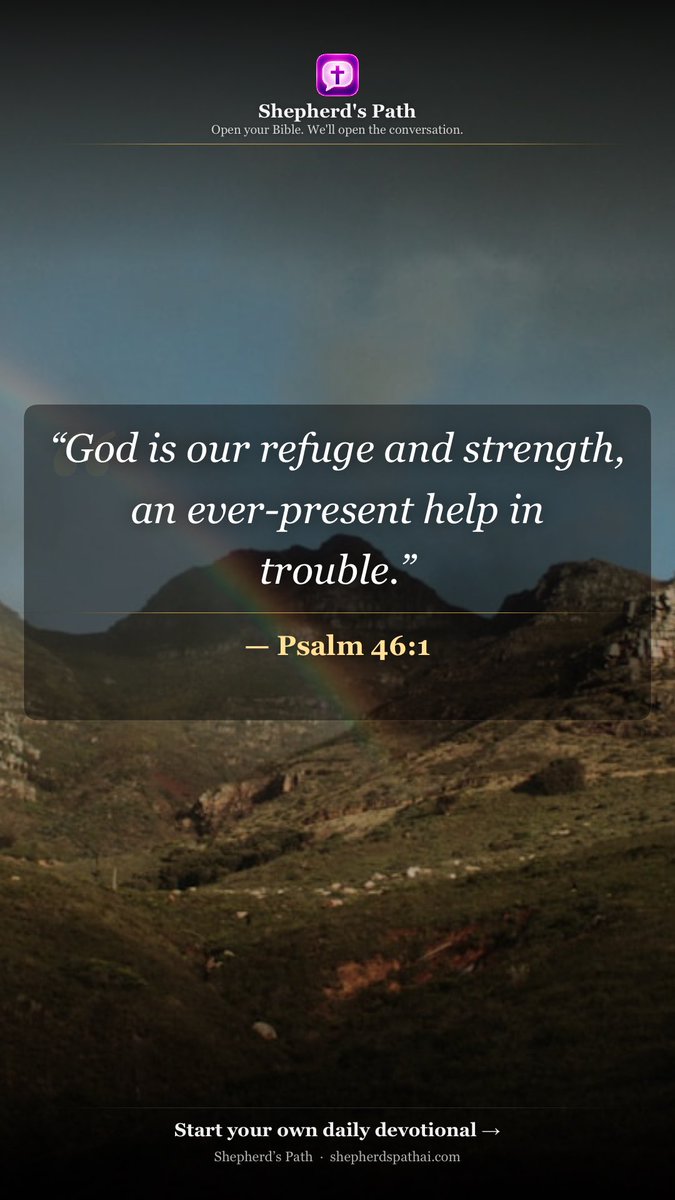 CarteeBrian's tweet photo. Some days you need more than motivation.
You need peace, truth, and a reminder that God is still near. 🙏
Start your daily devotional with Shepherd’s Path.

#Faith #BibleVerse #ChristianTok #Prayer #Jesus https://t.co/YaDcyxuW7A