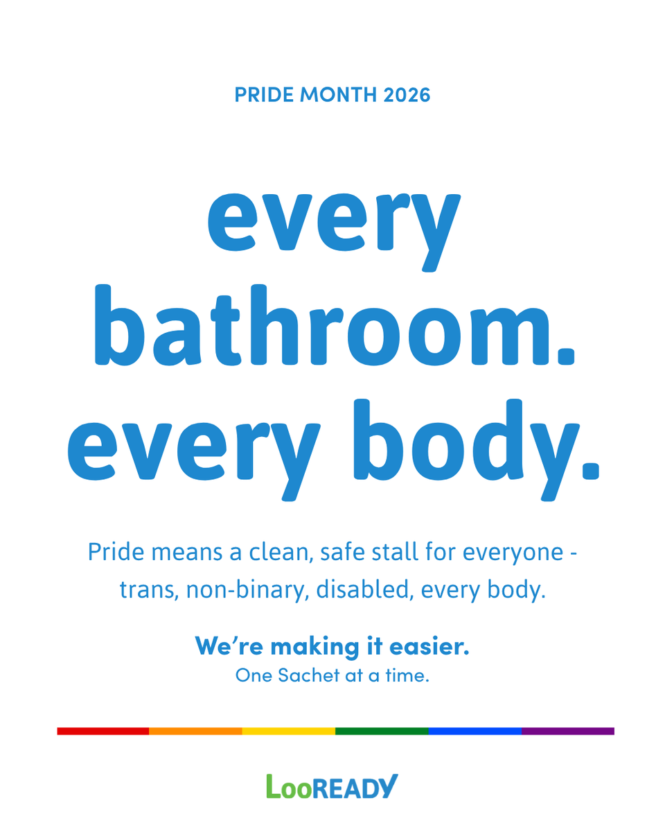 looready's tweet photo. Pride means every body deserves a clean, safe bathroom. 🌈🚽

From trans and non-binary people to disabled individuals and everyone in between, comfort and hygiene should be accessible to all.

One sachet at a time. 💚

Be LooREADY: LooREADY Toilet Seat Covers

#LooREADY https://t.co/IcbZ3mMj6s
