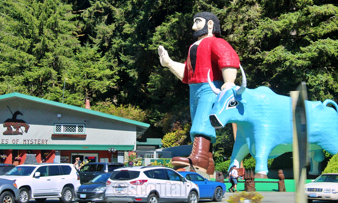 scoutalt's tweet photo. #AmericanTruckSimulator #ATSComparison
Paul Bunyan and Babe the Big Blue Ox, located near Klamath, California in the Redwoods National Park. Paul and Babe were built outside the Trees of Mystery park in the late 1940s/early 1950s. We drove by in 2023. https://t.co/4Uog7FWi20