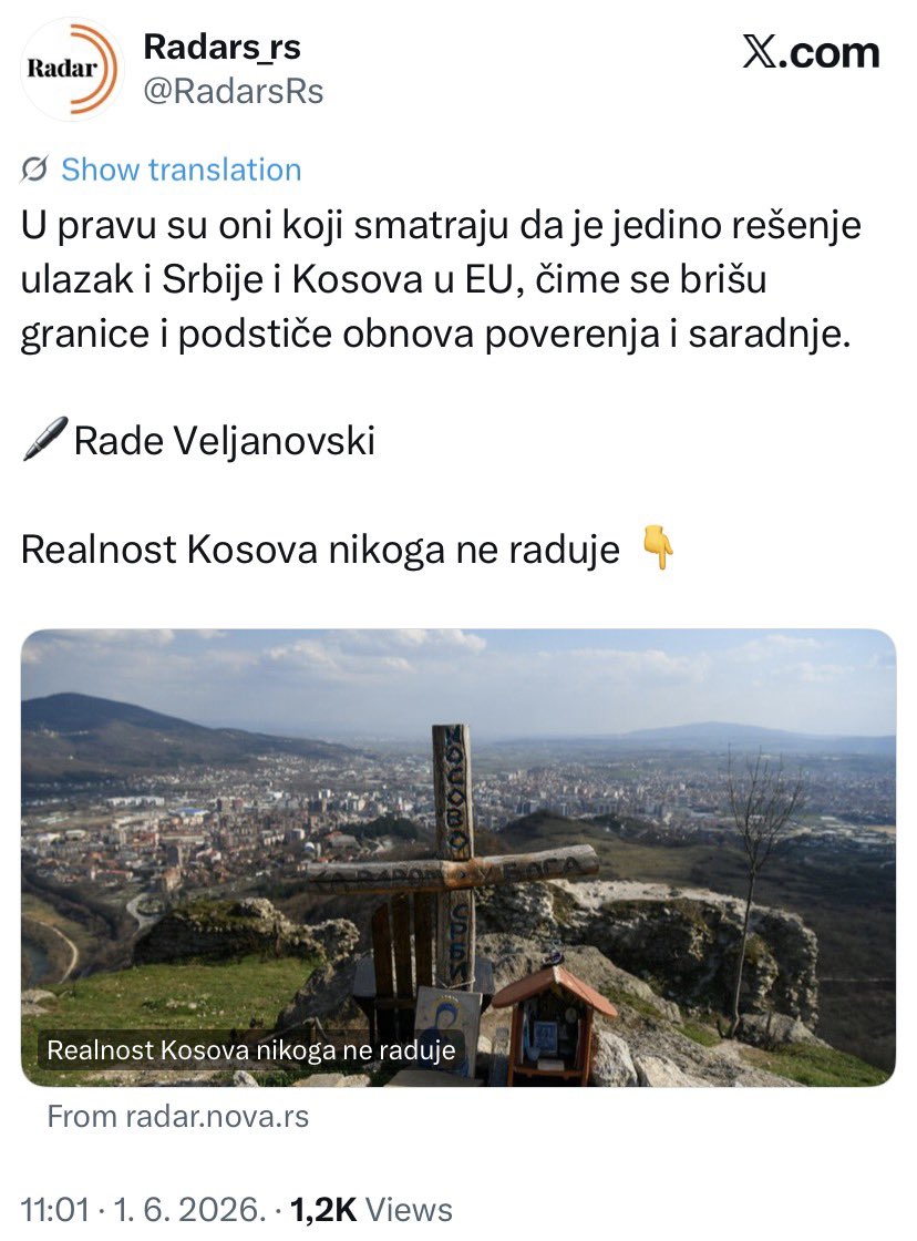 samodejo01's tweet photo. Rade Veljanovski 🤡

Što više kriješ, više se vidi.
Zapamtite ove reči! https://t.co/B6Usi0ntDZ