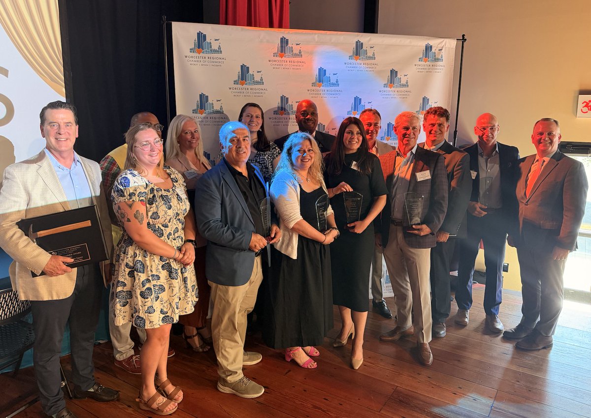 chamberworc's tweet photo. Congratulations to the 2026 Worcester Regional Chamber of Commerce Annual Business Award winners and Silver Hammer recipients! 🏆

From entrepreneurs and nonprofits to advocates and industry leaders, we’re proud to celebrate those making a lasting impact across our region. https://t.co/IUVCwxN7Um