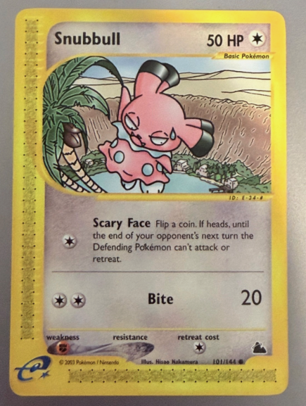 ThePredictive's tweet photo. Skyridge era hit 🔥 ending soon!
2003 Snubbull #101/144
💎 NM/MINT
⚡ Clean • Never Played
E‑Reader cards just hit different 👀
#PokemonTCG #VintagePokemon #SkyridgeSet #CardCollectors
https://t.co/LqnUK8KEL7 https://t.co/EumIO8eIoz