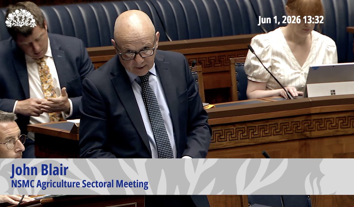 JohnBlairAPNI's tweet photo. Today, I asked the @daera_ni Minister @AndrewMuirNI for an update on cross-border cooperation regarding companion animal welfare. Good to hear officials are reviewing the expert-led recommendations on dog breeding regulations &amp; reassuring that this issue is being prioritised https://t.co/526POjTX4c