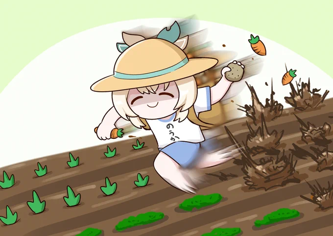 良い子の農家ござるさんの金策は略奪から始まる #いろはにも絵を #ホロ金策サバイバル2