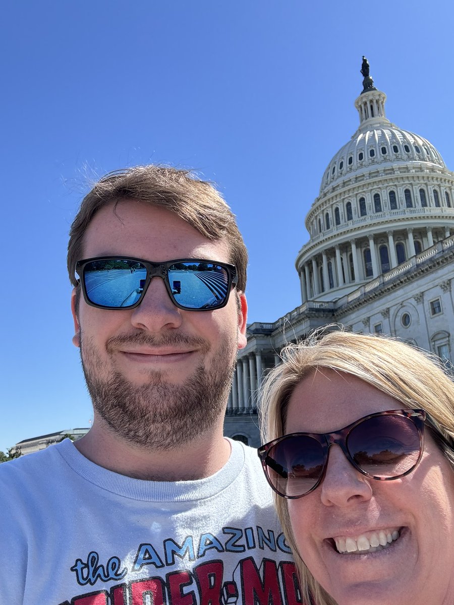 JamieLSaunders's tweet photo. We are here in DC and ready to take action and ask our Reps and Senators to support Medicare coverage for Alzheimer’s blood testing. 

Early diagnosis = early treatment! 

We deserve more time with our loved ones struggling with Alzheimer’s and dementia. 💜 https://t.co/Eon4TXxTfR