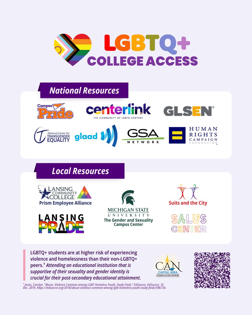 CapitalAreaCAN's tweet photo. Happy #PrideMonth! It is crucial for LGBTQIA2S+ students to have access to resources and support networks that can help them navigate through the unique experiences and struggles LGBTQIA2S+ students go through.

More🔽 https://t.co/Yu5tYKu7qS