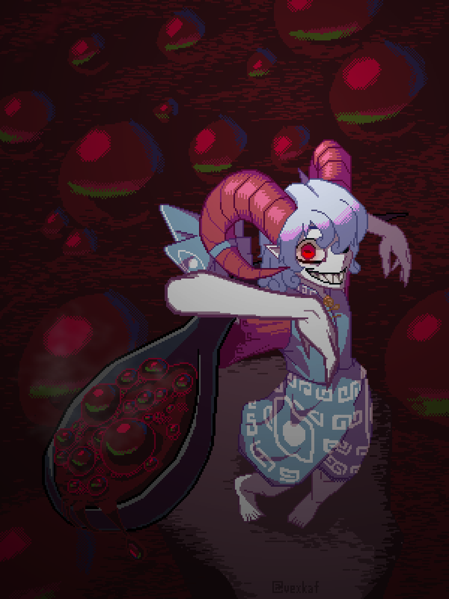 Vexkaf's tweet photo. Oil fan near her favourite place

#東方Project #pixelart https://t.co/wwNu1nOxTd
