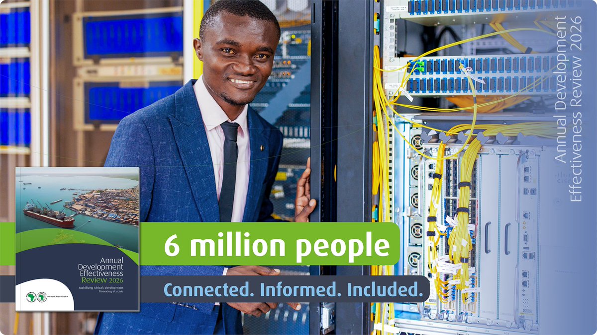 AfDB_Group's tweet photo. The 2026 @AfDB_Group's Annual Development Effectiveness Review (ADER) 2026, released 28 May during #AfDBAM2026 in #Brazzaville, demonstrates the Bank Group’s determination to help countries accelerate inclusive growth, strengthen financial systems, and drive long-term transformation: https://t.co/29j1WLsCA2