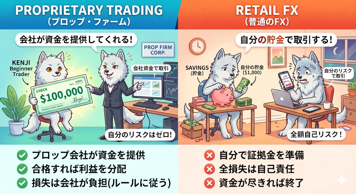 wolf_trader155's tweet photo. プロップトレードのメリット

何より『自己資金がほぼ不要』なのがデカすぎる。

自分の貯金を削るリスクがない。
それでいて、実力さえあれば週30万くらいは普通に狙える世界。

特に今の円安環境はボーナスタイムでしかない。 https://t.co/TxPe07t6UY