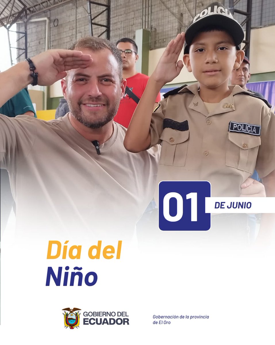 GoberElOro's tweet photo. En este #DíaDelNiño, desde la Gobernación de El Oro rendimos homenaje a quienes llenan de esperanza, alegría y sueños nuestro presente y futuro.
El gdor. @FranciscoMinuch reafirma el compromiso del Gobierno de construir una provincia donde la niñez pueda desarrollarse plenamente. https://t.co/19LaehWzbO
