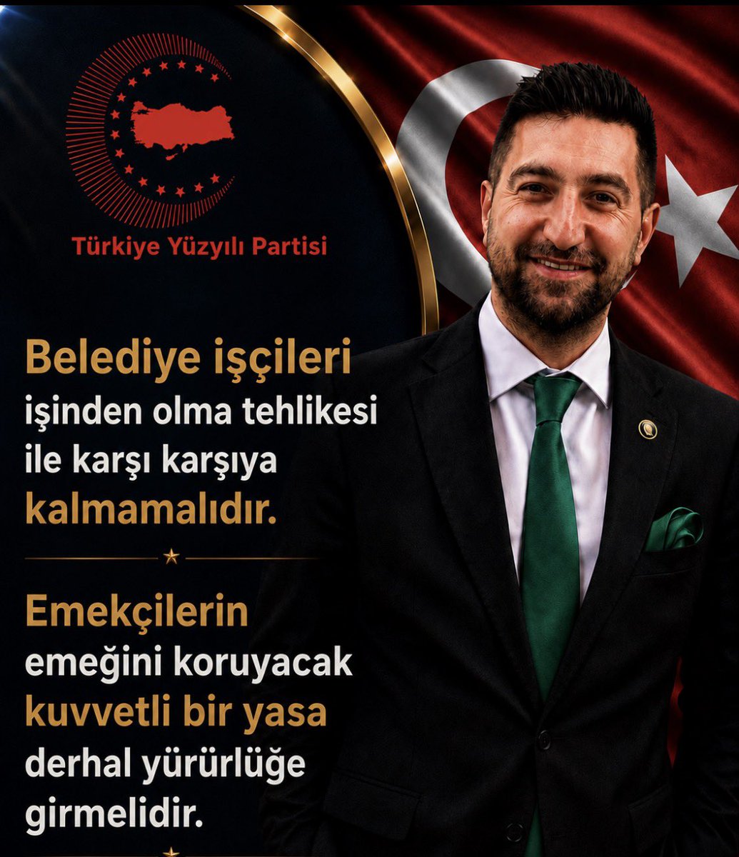 muratsahin2023's tweet photo. Bir devletin asli vazifesi; alın terini korumak, emeği yüceltmek ve vatandaşına güven vermektir.. 

👉Belediyelerde yıllardır emek veren, sabahın ilk ışıklarıyla görevine başlayan, şehrine ve milletine hizmet eden emekçilerimizin keyfi uygulamalarla işlerinden edilmesini asla kabul etmiyoruz..

Türkiye Yüzyılı vizyonunda hiçbir emekçi siyasi hesapların, şahsi tercihlerin veya dönemsel tasarrufların mağduru olmayacaktır.. Bu nedenle belediye çalışanlarımızın iş güvencesini teminat altına alacak, emeği koruyan ve keyfi işten çıkarmalara son veren güçlü bir güvence kanununu hayata geçirmekte kararlıyız..

👉Millet geçim derdiyle mücadele ederken, millete vekâlet edenlerin milletin gerçeklerinden kopuk bir hayat sürmesi vicdanları yaralamaktadır.. 
👉Siyaset; makamın konforunu değil, milletin yükünü omuzlama sanatıdır..

Unutulmamalıdır ki milletin sesine kulaklarını kapatanlar, milletin derdine sırtını dönenler ve vatandaşın feryadını duymayanlar için en büyük muhasebe günü sandık günüdür.. Çünkü demokrasi, milletin iradesinin tecelli ettiği yerdir ve büyük Türk Milleti gerektiğinde en güçlü ikazını sessizce, vakurca ve kararlılıkla sandıkta verir..

Milletin alın terine saygı duymayanlar, milletin vicdanındaki hükümden de kaçamayacaktır.. 🇹🇷