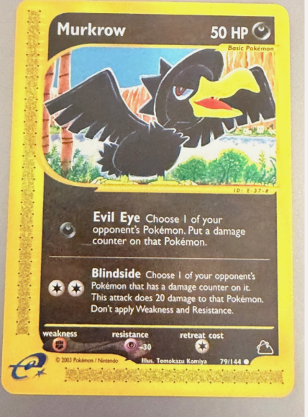 ThePredictive's tweet photo. ending in 3 hours!
Skyridge era vibes 🔥
2003 Murkrow #79/144
💎 NM/MINT
⚡ Clean • Non‑Holo
E‑Reader set collectors know 👀
#PokemonTCG #VintagePokemon #SkyridgeSet #CardCollectors #Murkrow
https://t.co/HeOfcNdvBi