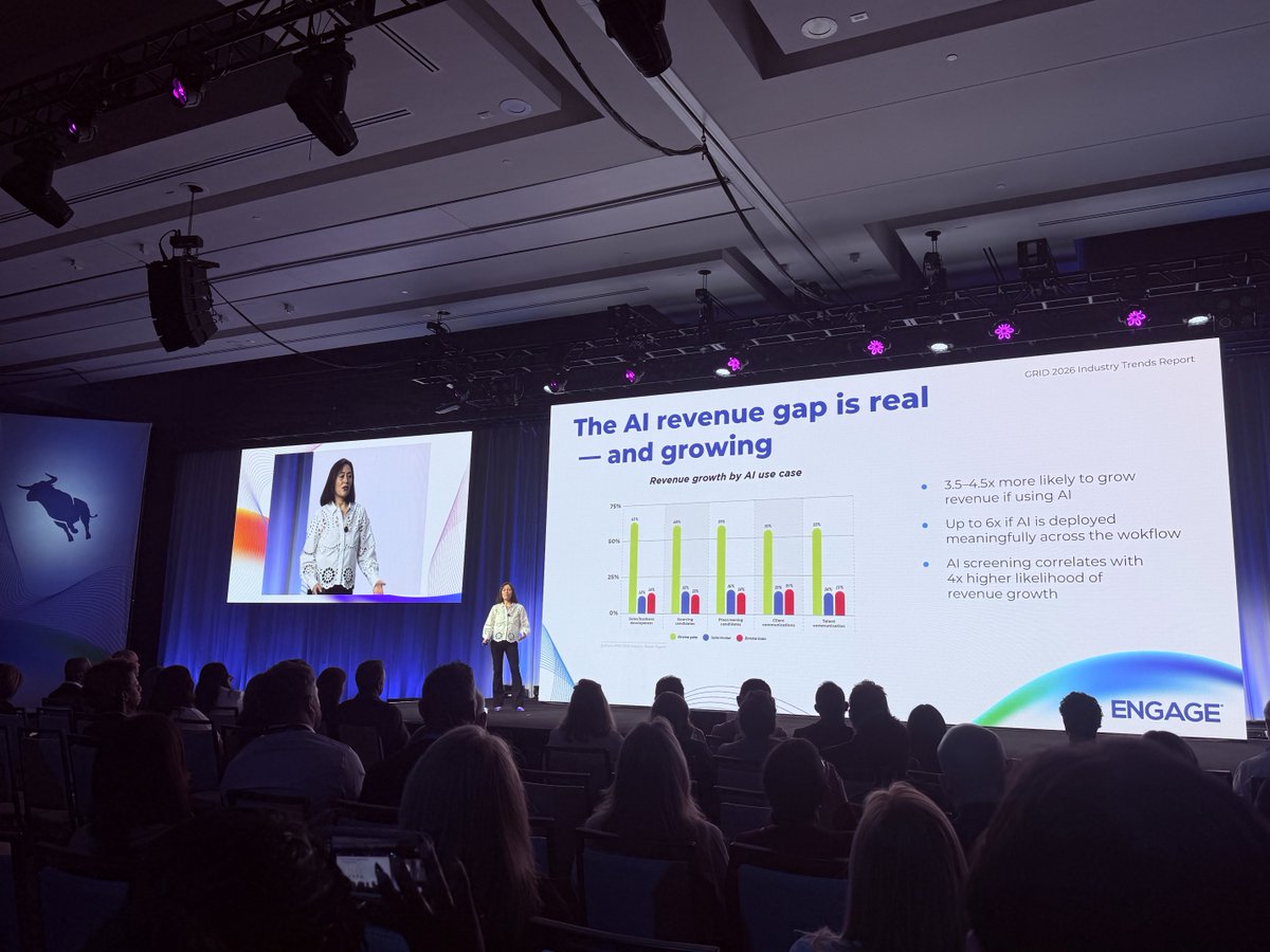 brilliantfs's tweet photo. Another incredible year at #BullhornEngage! Last week, several of our Brilliant team leaders headed to Boston to dive into the latest trends and innovations shaping the future of staffing. https://t.co/1mAEbI4So1