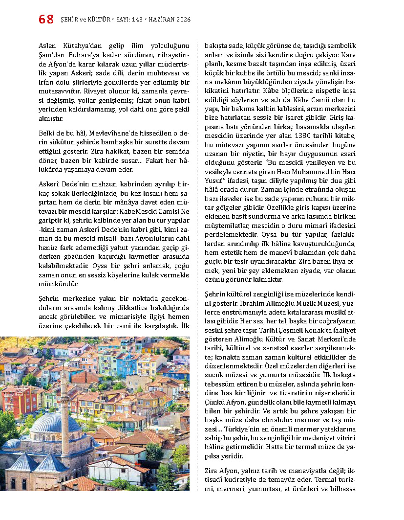 TYBKONYA's tweet photo. Şehir ve Kültür dergisi 143. sayısı çıktı, sayıda Ahmet Köseoğlu'nun "AFYON KARAHİSAR’A DAİR BİR SEYRÜ TEFEKKÜR" yazısının ikinci yarısı yer alıyor.
Yazının tamamı için: https://t.co/0in1aJzQtN https://t.co/HQB2elRnMH