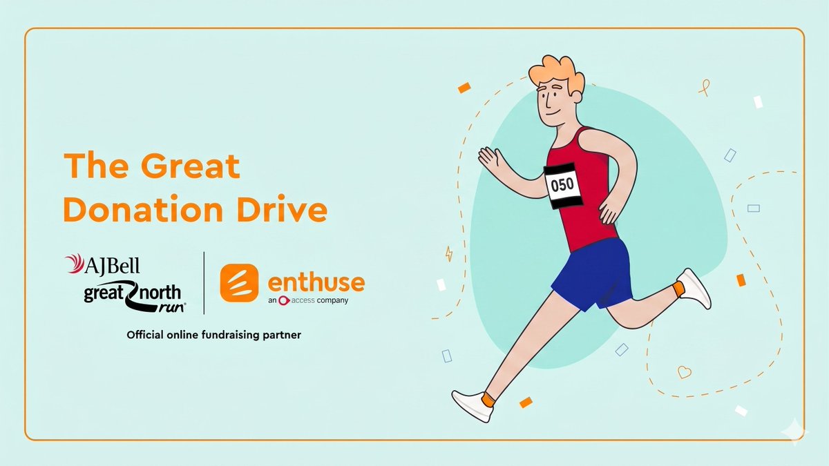 enthuseco's tweet photo. June is The Great Donation Drive!

That's right, the biggest push for donations for the 2026 AJ Bell Great North Run is underway.

We've created a host of resources in our Great North Run Hub, designed to help your cause raise even more.

Visit the hub 👉 https://t.co/kqt84tO1ku https://t.co/B3yUNQzlEH