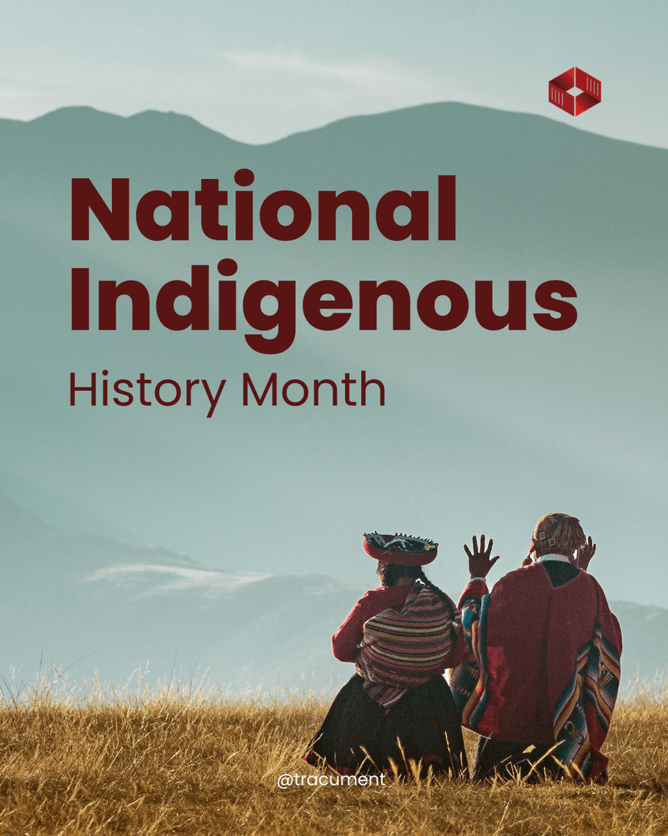 Tracument's tweet photo. June is National Indigenous History Month.

A time to listen, learn, and honour the histories, cultures, and contributions of First Nations, Inuit, and Métis peoples. Let’s continue to reflect, grow, and walk forward with respect and understanding. https://t.co/TOHeBC4Q6R