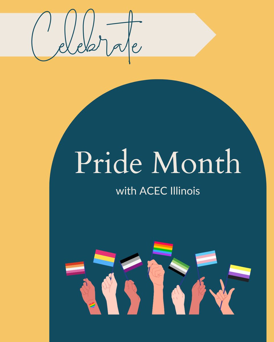 ACECIllinois's tweet photo. Celebrate Pride Month with ACEC Illinois!
#ACECIL #PrideMonth https://t.co/OBkl8Eu8tK