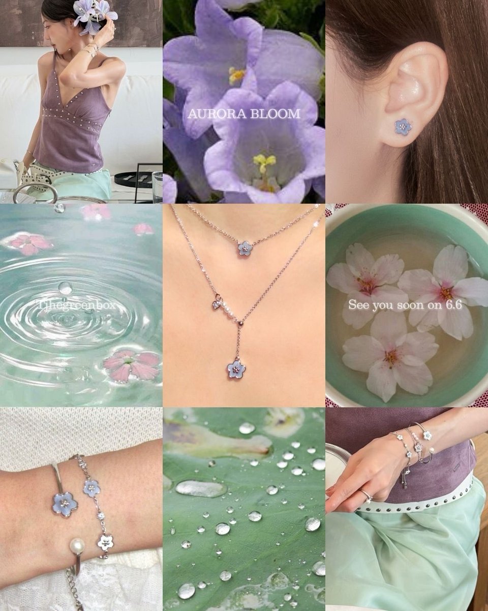 nubnibstation's tweet photo. คอล Aurora Bloom จาก thegreenbox.tgb เค้ากำลังจะ Restock วันที่ 6 มิย นี้แล้วค่าา ⋆˚✿˖°