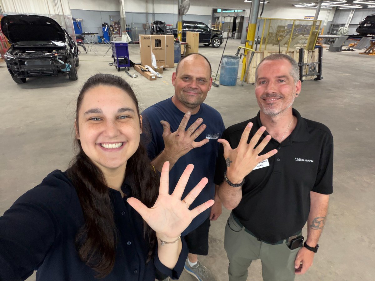 FairwayAutoSC's tweet photo. Happy June and congrats to our team members celebrating their work anniversaries!

5 Years - Kate Fickell (Marketing), Fred Coyle (Auto Body Tech), Jay Ely (TradeUp Manager)
3 Years - Kate Voorheis (Service Advisor)
2 Years - Gabe Fernanders (Sales Consultant) https://t.co/cDNqFu0kIC