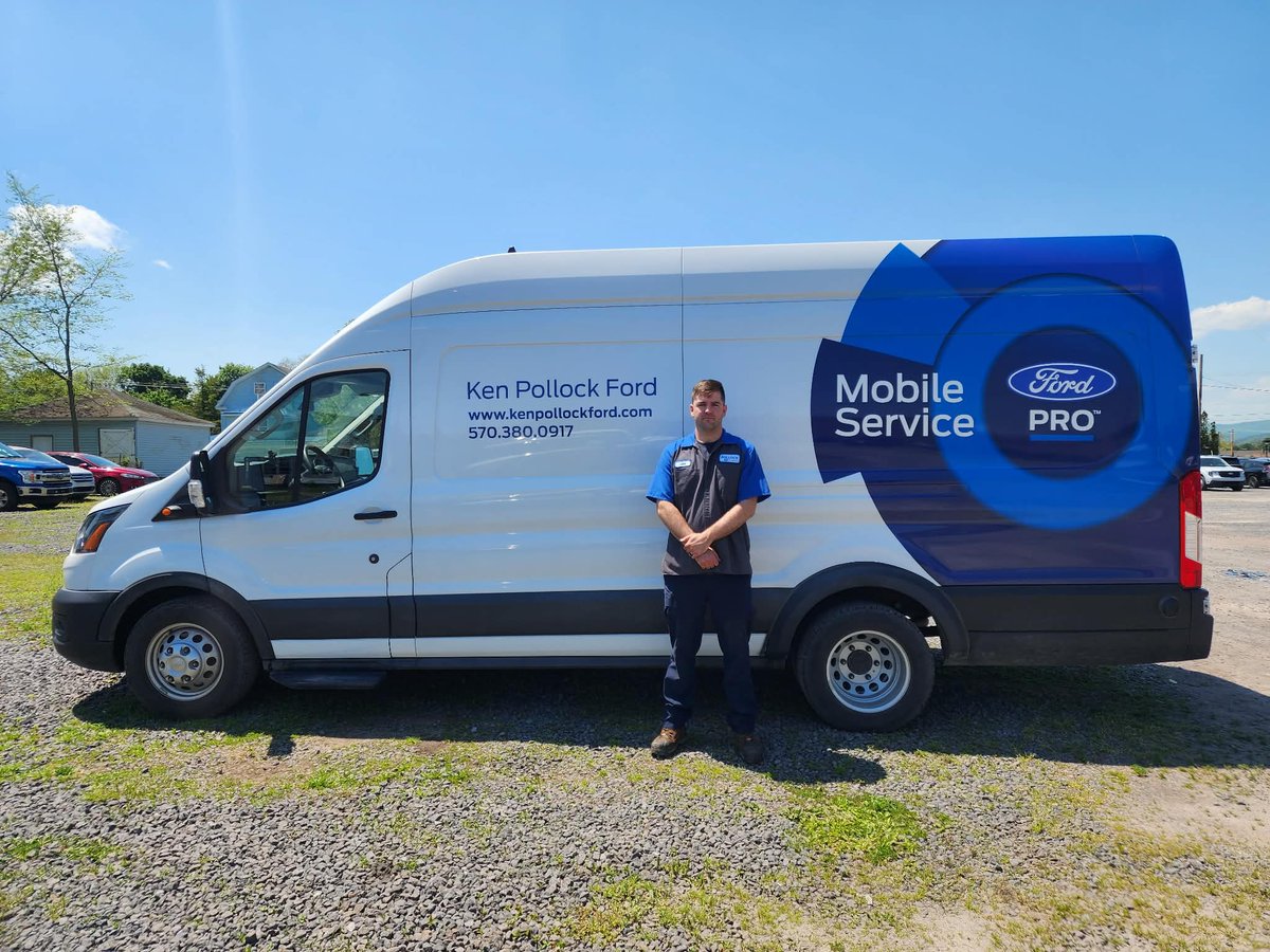 KPollockFord's tweet photo. Did you know Ford Mobile Service can come to your workplace OR home? 👏

No waiting room.
No rearranging your whole day.
No hassle.

Our Mobile Service team is here to help make routine maintenance more convenient than ever 🚐🔧

Ask us about:
🛢 Oil Changes
🛞 Tire... https://t.co/bGQiPUj32A