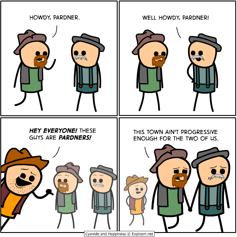 Explosm's tweet photo. Shout out to all the pardners out there! https://t.co/vdTWe5LsNE
