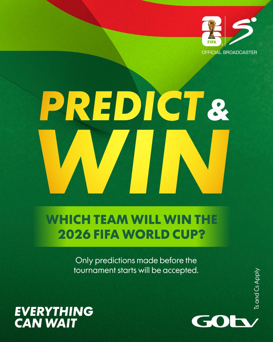 GOtvUganda's tweet photo. Choose your side early, sagala sawulidde sategedde 👀🏆
Who’s lifting the trophy in 2026? Lock it in below 🏆

#EverythingCanWait 
#GOtvFIFAWorldCup26 https://t.co/RUevIh7xA0