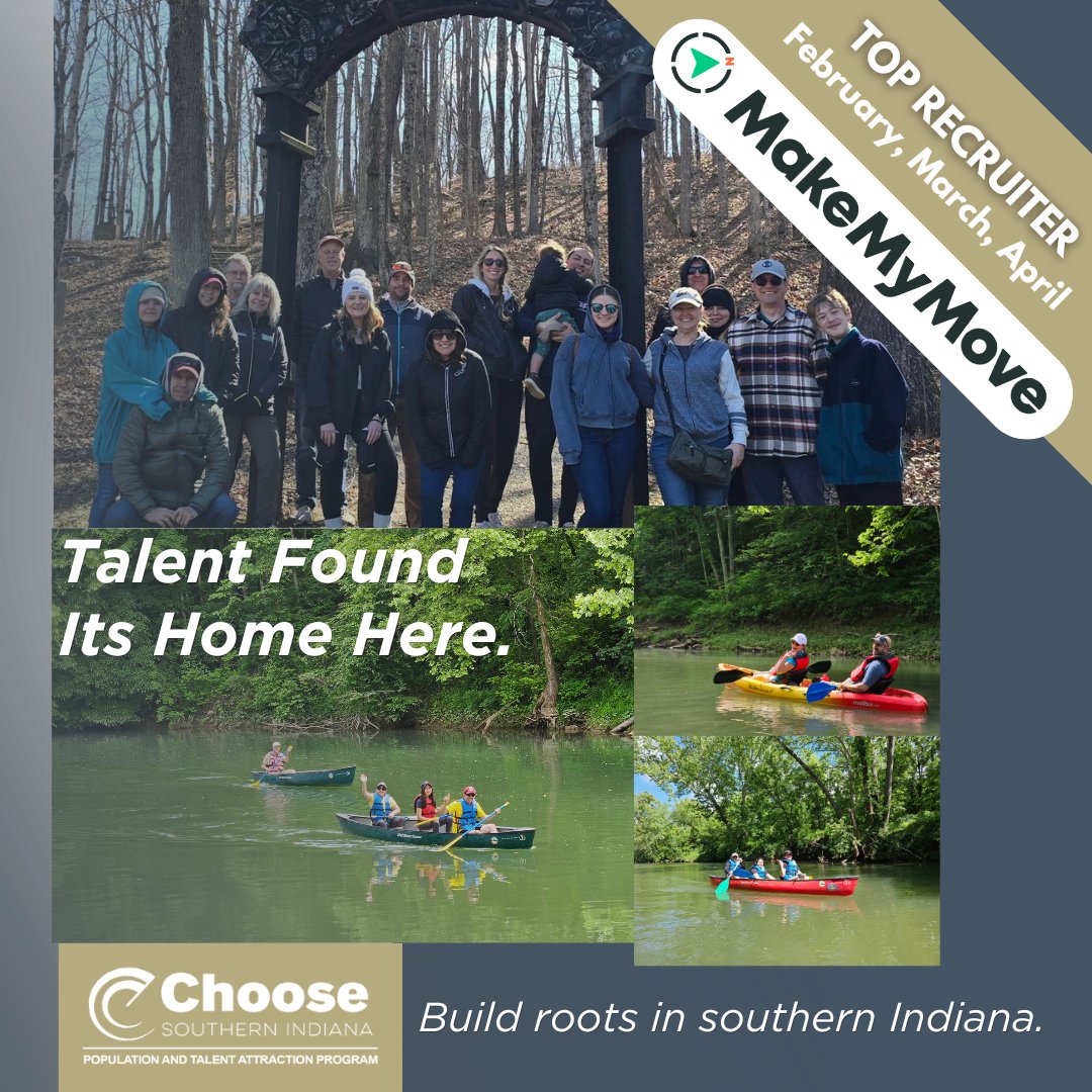 ChooseSoIN's tweet photo. Since our start, we have relocated 138 movers and their families to southern Indiana, assisting over 30 businesses in workforce recruiting.
Learn more at https://t.co/1vXgj5Dk7D https://t.co/gRCU3Fvoma