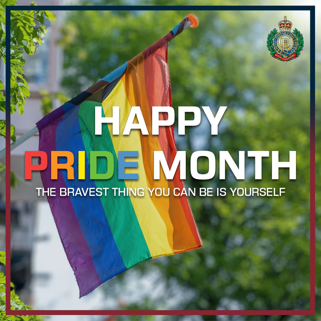 Proud_Sappers's tweet photo. 🌈 Happy Pride Month! 🌈

This month, we celebrate love, diversity, and the courage to be yourself. Let's honour the journey of those who have fought for equality and continue to support one another in our Sapper Family.

#PrideMonth #RoyalEngineers #SapperFamily #Sapper https://t.co/5bVOeV0zpF