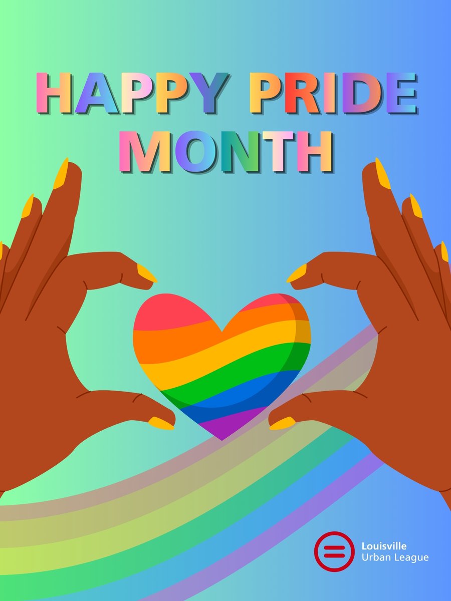lulypconnected's tweet photo. This Pride Month, we celebrate the strength, resilience, and contributions of the LGBTQ+ community. At the Louisville Urban League, we believe every person deserves to live, work, and thrive with dignity, opportunity, and respect. Happy Pride Month. ❤️🧡💛💚💙💜 

#PrideMonth https://t.co/790Dyc0oQo