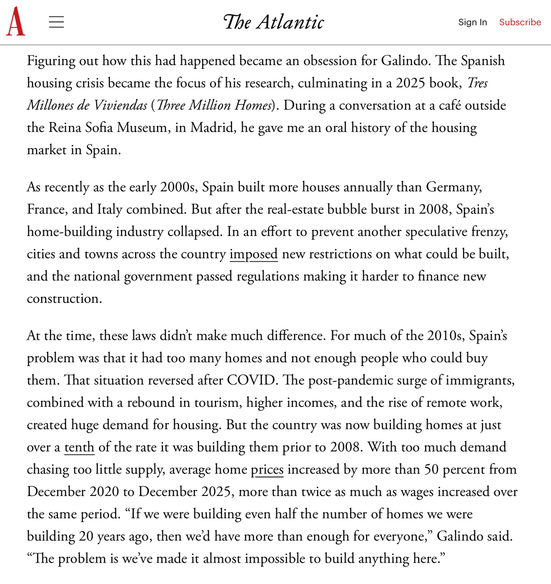 JorgeGalindo's tweet photo. Balanced, well-researched piece by @TheAtlantic on Spain's current economic expansion... and housing as its core bottleneck. 

Featuring https://t.co/A0OQdcyK24 ; ) https://t.co/erZlLIEzGO