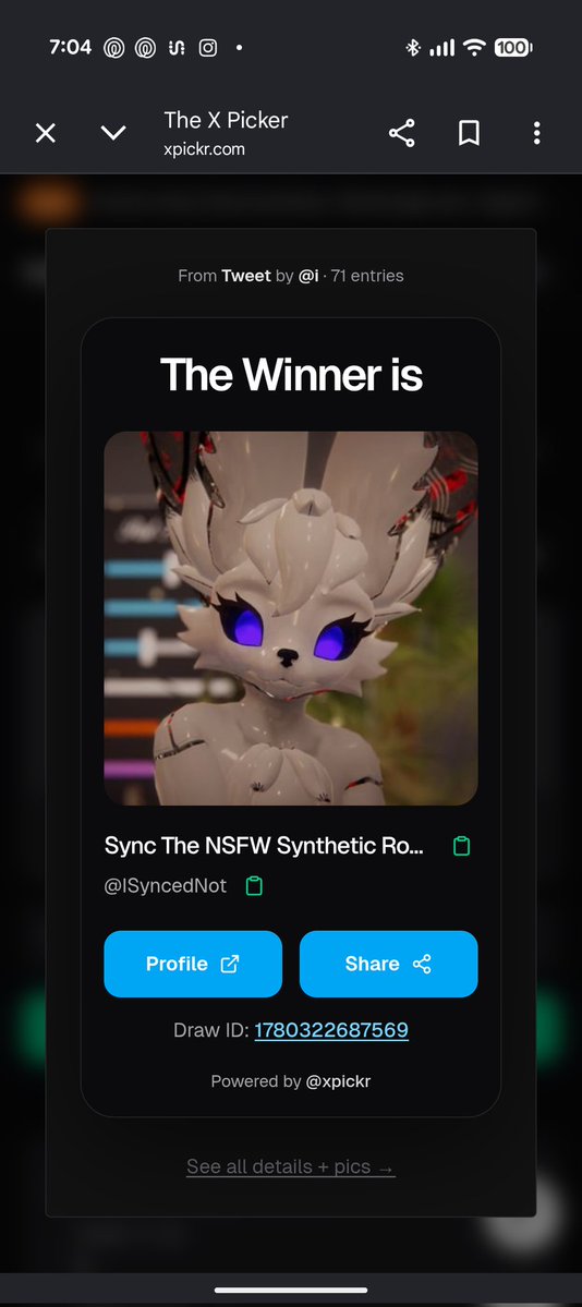 ISyncedNot's tweet photo. @Johnnyboy10909 and @CimmanonToasted won the raffle, DMS will be sent today with codes for signups 

Side thing, forgot to set winner count to 2 and and picked me as a winner lol https://t.co/WvgZT8J8WH