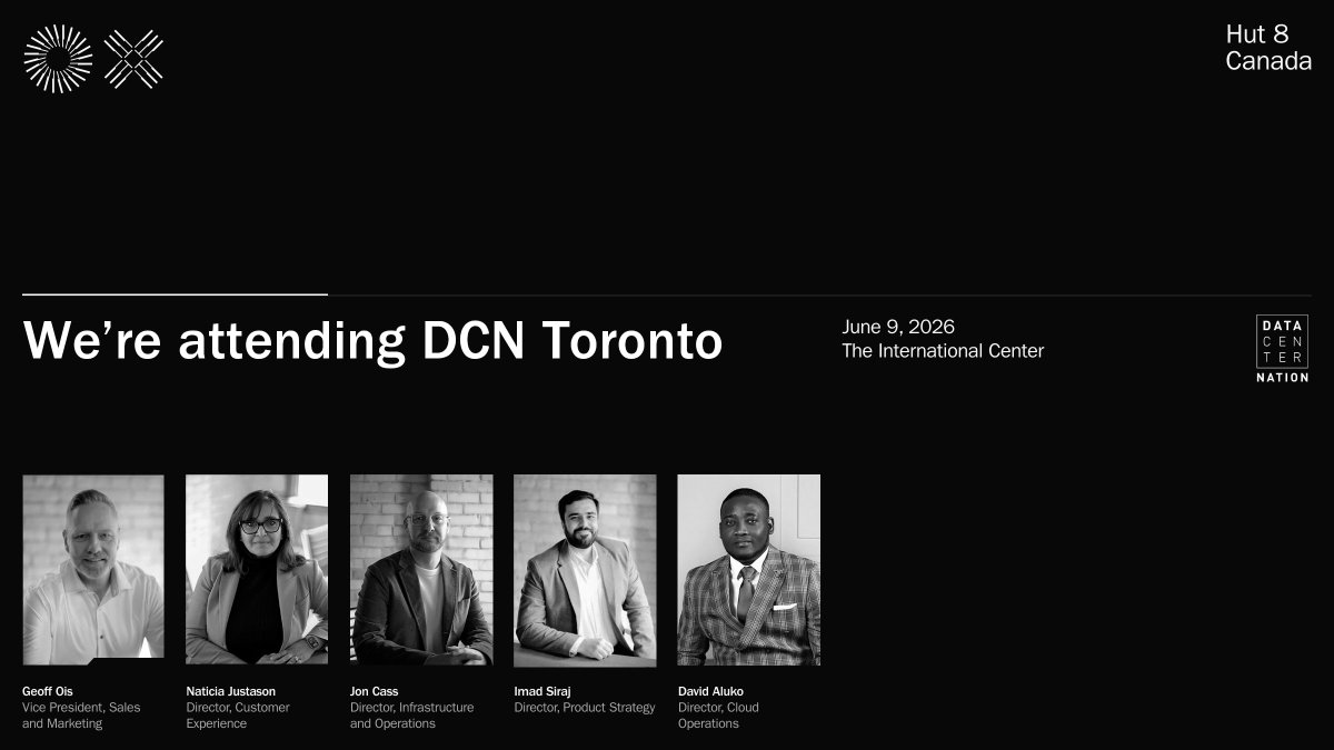Hut 8 Canada tweet media