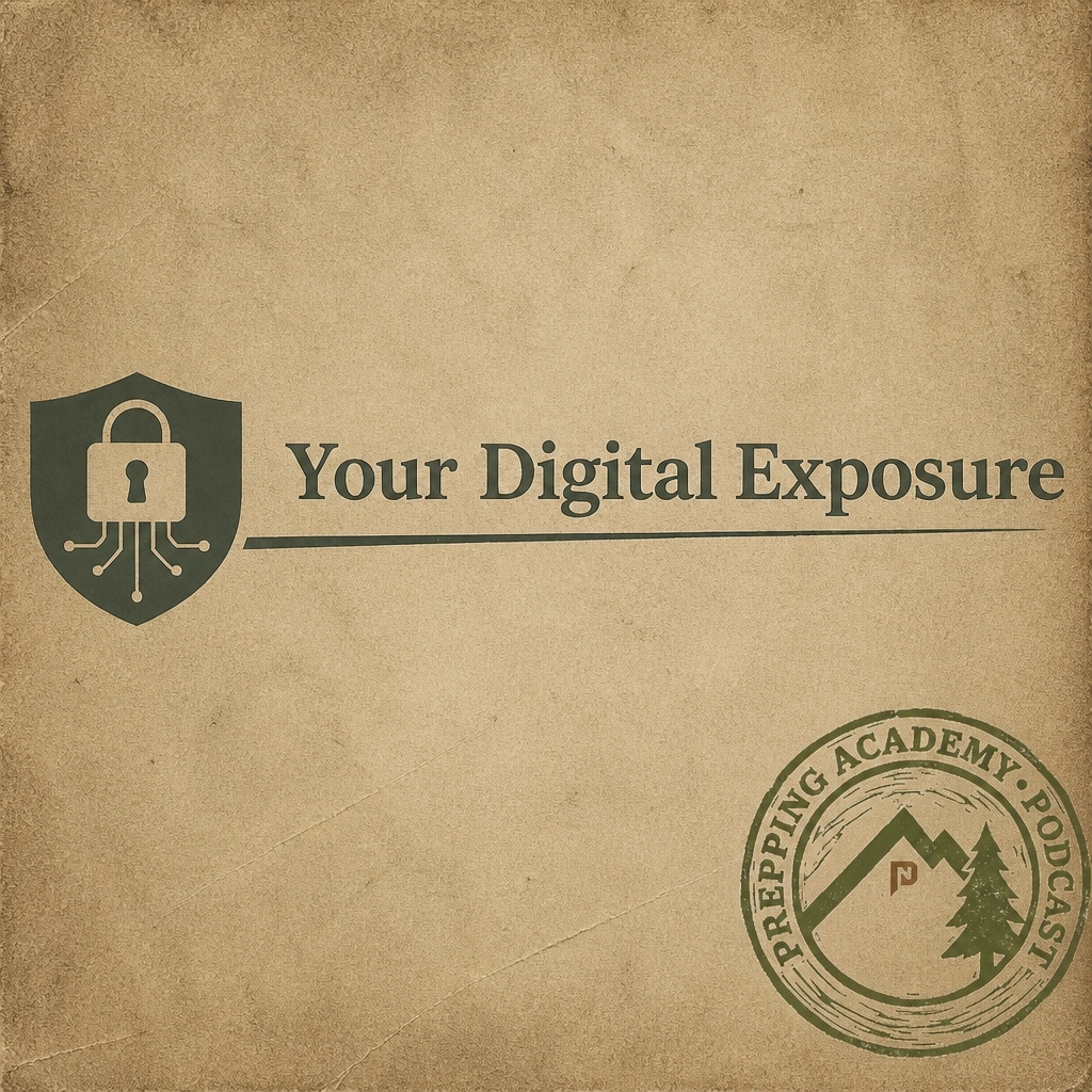 PreppingAcademy's tweet photo. Privacy is a vital survival skill. Episode 17: Digital Exposure dropped this Tuesday! We’re covering real online risks and how to stay secure with practical, honest steps to protect your data.

#Prepping #CyberSecurity #Privacy #Podcast https://t.co/urOEM5QqFM
