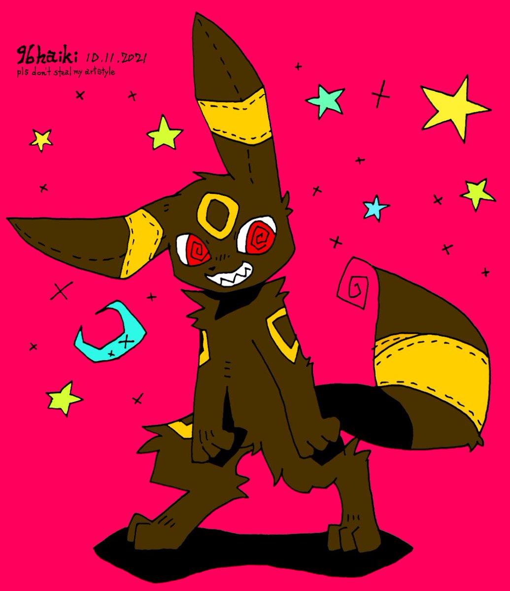 pokemon サンダースとブラッキー / jolteon and umbreon 10.2021