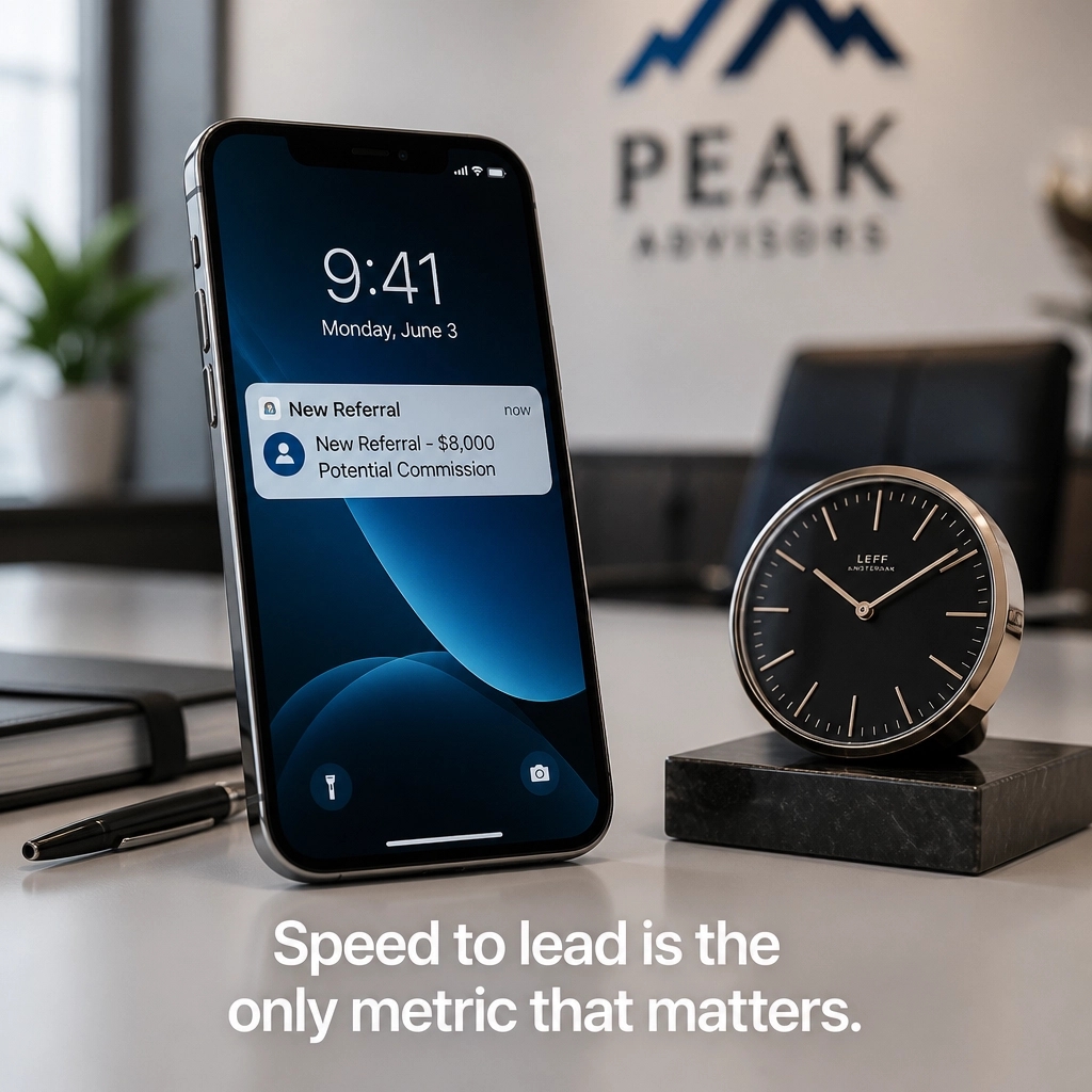 LauraSDahl's tweet photo. Chris lost an $8,000 commission over a 3-hour delay.

The bottleneck isn't lead volume: it’s your speed to lead.

Stop being the bottleneck. Let an AI Executive Staff handle the first response.

Ready to scale? DM 'SPEED'. https://t.co/z7KkbXfttN