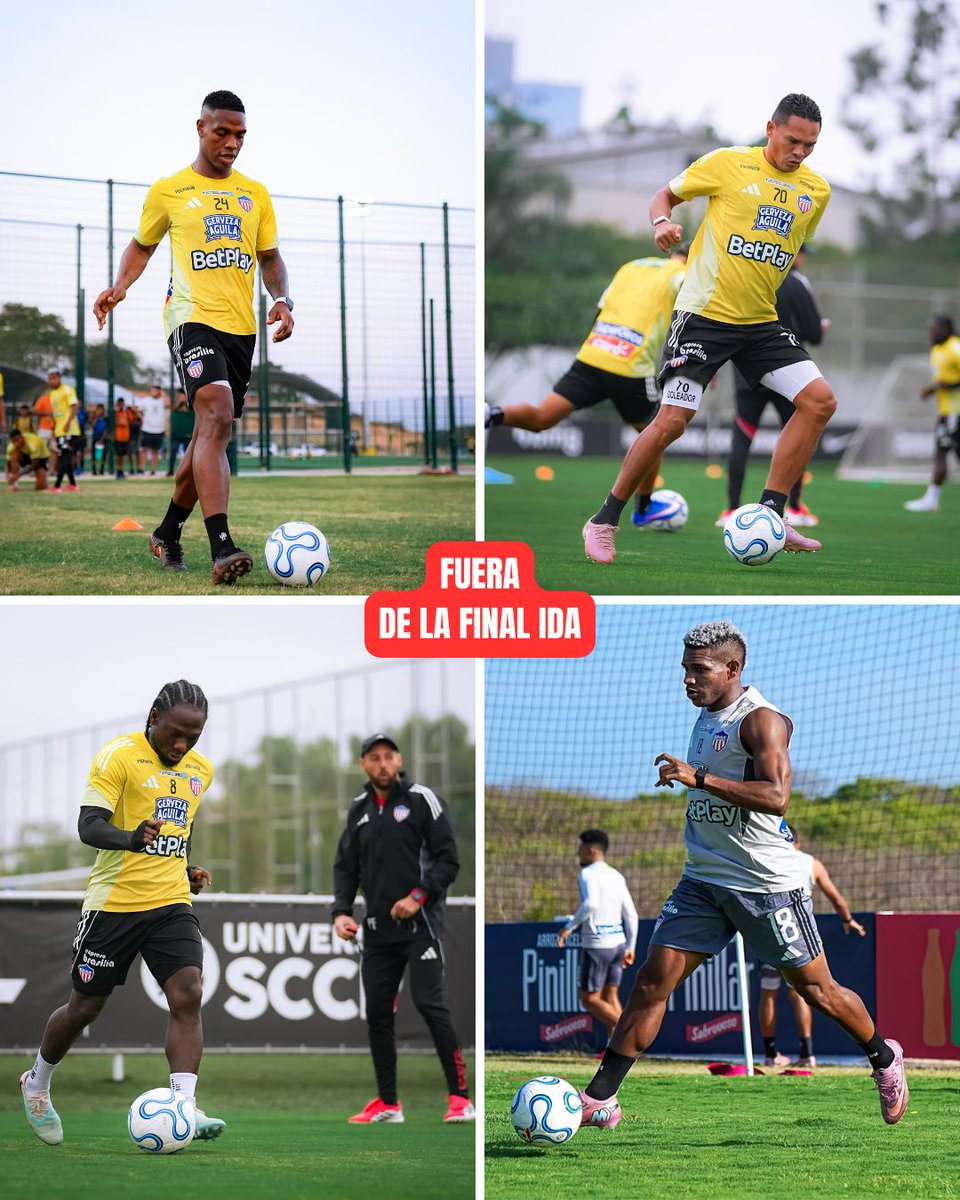 Junior1924sj's tweet photo. 📋🔴⚪️ Novedades en la convocatoria para la final ida:

⬆️ Ingresan: Monzón, Socarrás y Schamalbach.
⬇️ Salen: Pestaña, Pérez, Bacca y Chará. https://t.co/99l1MrvU6n