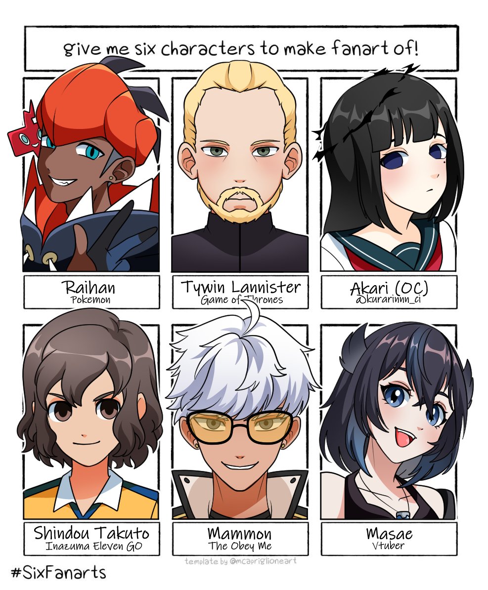 ooka_rin's tweet photo. 6 fanarts done! ✨Big thanks to @_Khaven @Karisuta_san @kurarinnn_ci @ipokegear @stardustluvrzz @CelebiSons for picking these characters. Hope you guys like how they turned out! 💖

#sixfanarts https://t.co/kJ9zw7Tigu