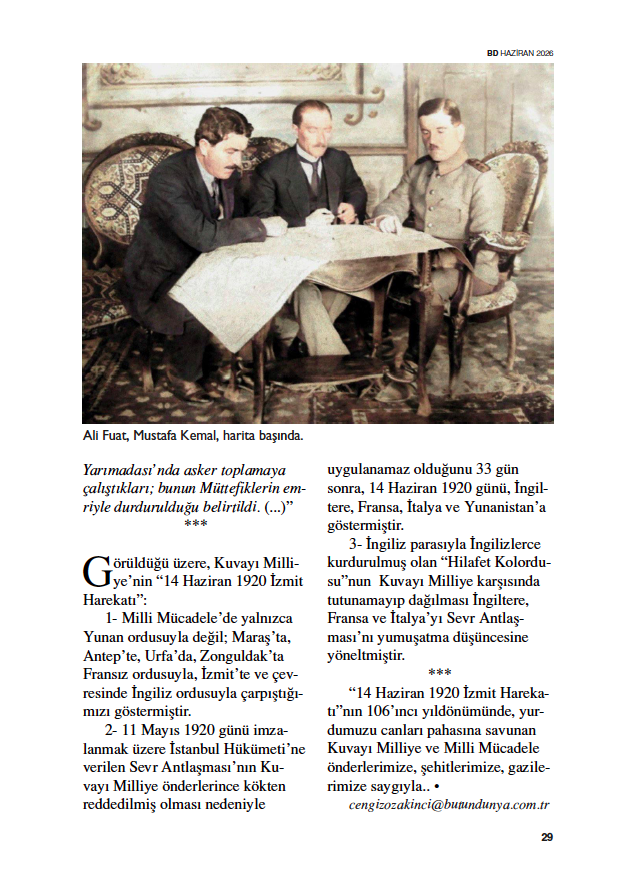 cengizozakinci's tweet photo. 106'ıncı Yıldönümünde:
14 HAZİRAN 1920 "İZMİT HAREKATI"
KUVAYI MİLLİYE - İNGİLTERE SAVAŞI
"Kurtuluş Savaşı Türk-Yunan Savaşı'dır; İngilizle Fransızla savaşmadık," propagandasını çürüten gerçekler: https://t.co/CLYve8j5Ye
