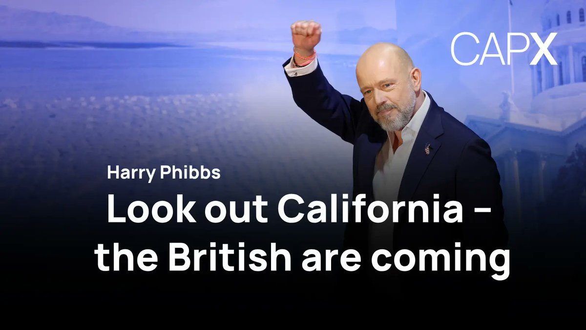 CapX's tweet photo. The British are coming! 

As the United States celebrates 250 years of independence from the British, millions of Californians wish to put themselves under British rule. 

The primary is taking place tomorrow, and Steve Hilton, a British-born former adviser to David Cameron, is not only expected to make it through to the final in November, but has a good shot of winning in the ultimate competition.

A curiosity for some British observers is that Hilton offers such robust tub-thumping messages, when in a previous incarnation he was at the heart of the Cameroonian modernising ‘project’ that sought to ‘detoxify’ the Conservative Party to woo moderate voters.

Yet Hilton is not without traditionalist impulses.

✍️@harryph

https://t.co/BU8sJms8YT