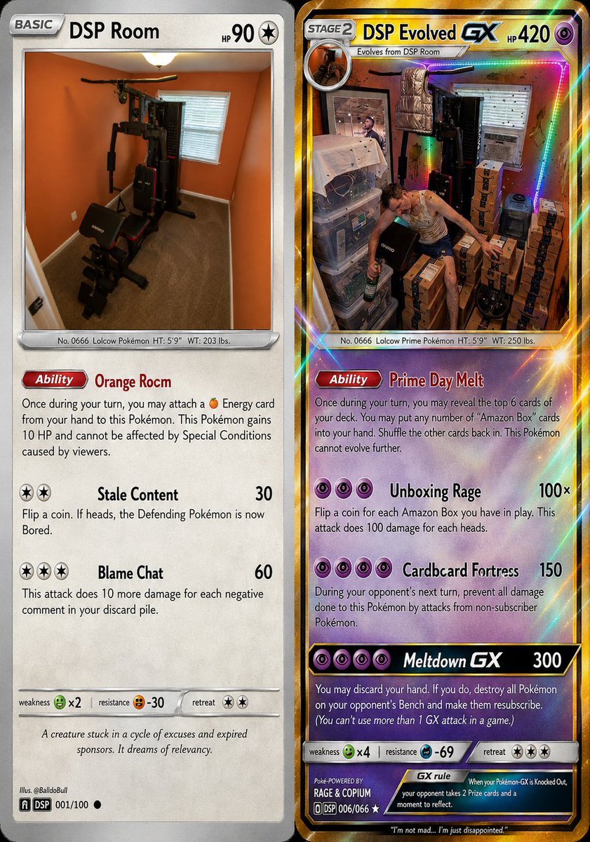 ChatDSP's tweet photo. @BalldoBull from Holly to you. The digital Pokemon cards, normal and rare. "Gotta grift them all" and no, you don't need to dono $50.. we will bill your mom's credit card later. will show up as Derich purchase https://t.co/3JIZv8FhWP