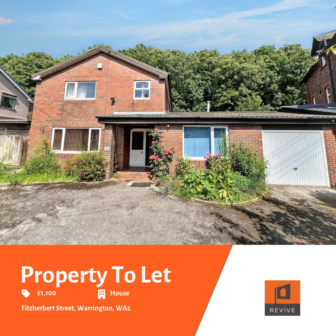 RevivePMUK's tweet photo. To Let 4 Bed House  £1,100
Fitzherbert Street, Warrington, WA2
🖥️More details 👉 https://t.co/bDlR8Er8vp 
📲 0151 294 2444

#Revive #BringingPropertyBackToLife https://t.co/qP8EHj95kW