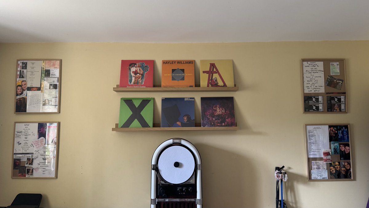 findinglex's tweet photo. June vinyl wall update! Rainbow colorssss https://t.co/imHOL6NnRR