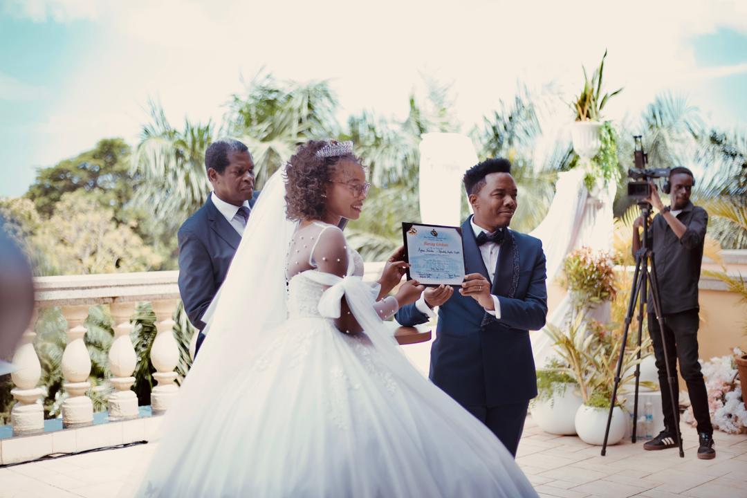 proclaimmusic's tweet photo. Now these three remain: faith, hope and love. But the greatest of these is love✨️  Congratulations Uncle Nicholas and Angela, may love bind you in perfect unity always. God-joined and forever sealed✨️
#proclaimmusic https://t.co/5C3EsKYN0J