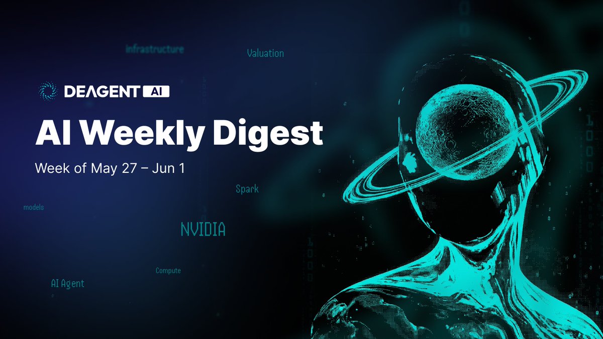 DeAgentAI's tweet photo. Week of May 26 – June 1. 
The most information-dense week in AI this year. 
Here's what actually mattered. 🧵 https://t.co/gC9suGShji