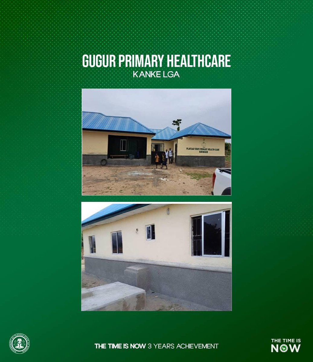 AishaMuhammad40's tweet photo. Three years ago, this level of progress in our primary healthcare system seemed a distant goal. Today, across Plateau State, communities are witnessing a remarkable transformation as healthcare services move closer to the people.

Under the visionary leadership of His Excellency, Governor Caleb Mutfwang, Primary Healthcare Centres are receiving renewed attention, infrastructure is being strengthened, and access to essential healthcare is expanding across the state.

These are not just healthcare facilities,they are evidence of a government that understands that the wellbeing of its people comes first.

Governor @CalebMutfwang is not just making promises; he is delivering results.

A healthier Plateau. A stronger Plateau. A greater Plateau.