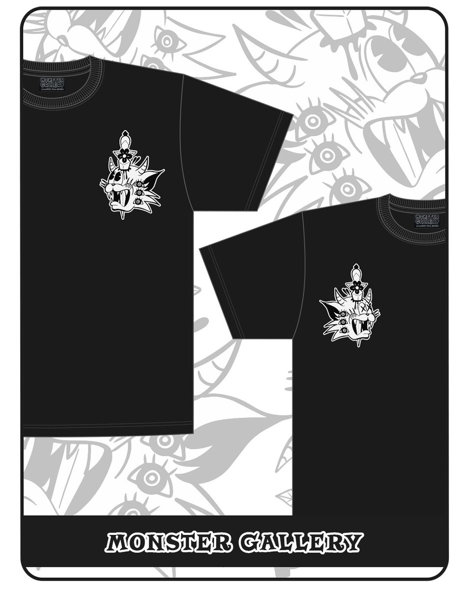 monstergallery7's tweet photo. 【DAGGER CAT TEE】
📢 Restocked!!

COLOR：BLACK
SIZE: L/XL/XXL

model: @NANA__Purple_ 

https://t.co/DcMPju8PkG https://t.co/HyGZyFfF78