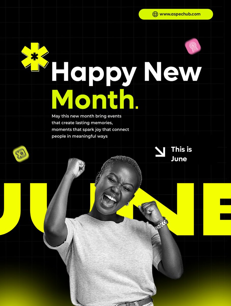 aspechub's tweet photo. Happy New Month from Aspec Hub! 🎉✨

New month, fresh vibes, bigger events! 🚀
May this month bring unforgettable celebrations, amazing connections, and beautiful moments worth sharing. 🌟

Let’s make every event special! 🥂💙 https://t.co/bvyPNUL0UA