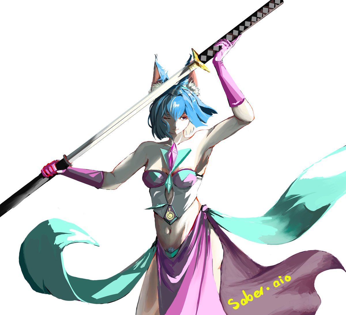 Saberaio's tweet photo. I drew this OC 2 months ago i completely forgot to post it here
#oc #art https://t.co/SgNmv1MLjg